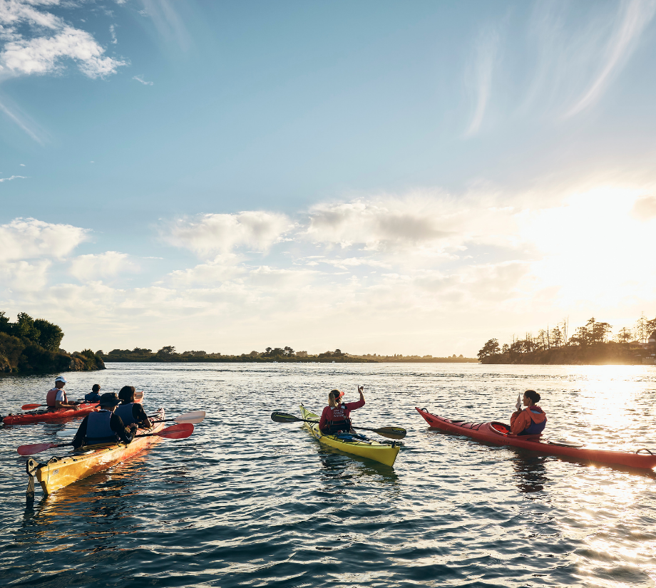 Kayak en mer Golfe du Morbihan