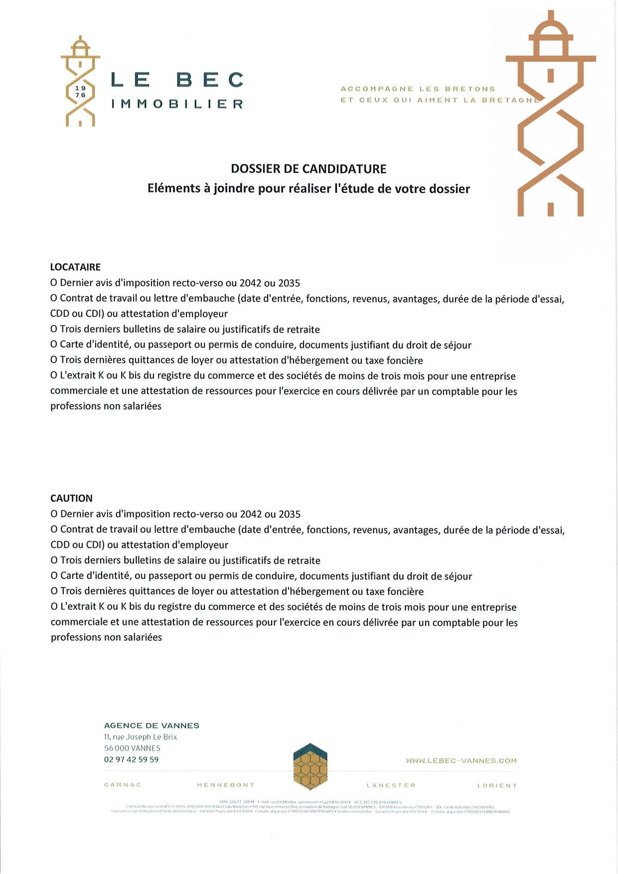 Bien: A louer Studio meublé VANNES