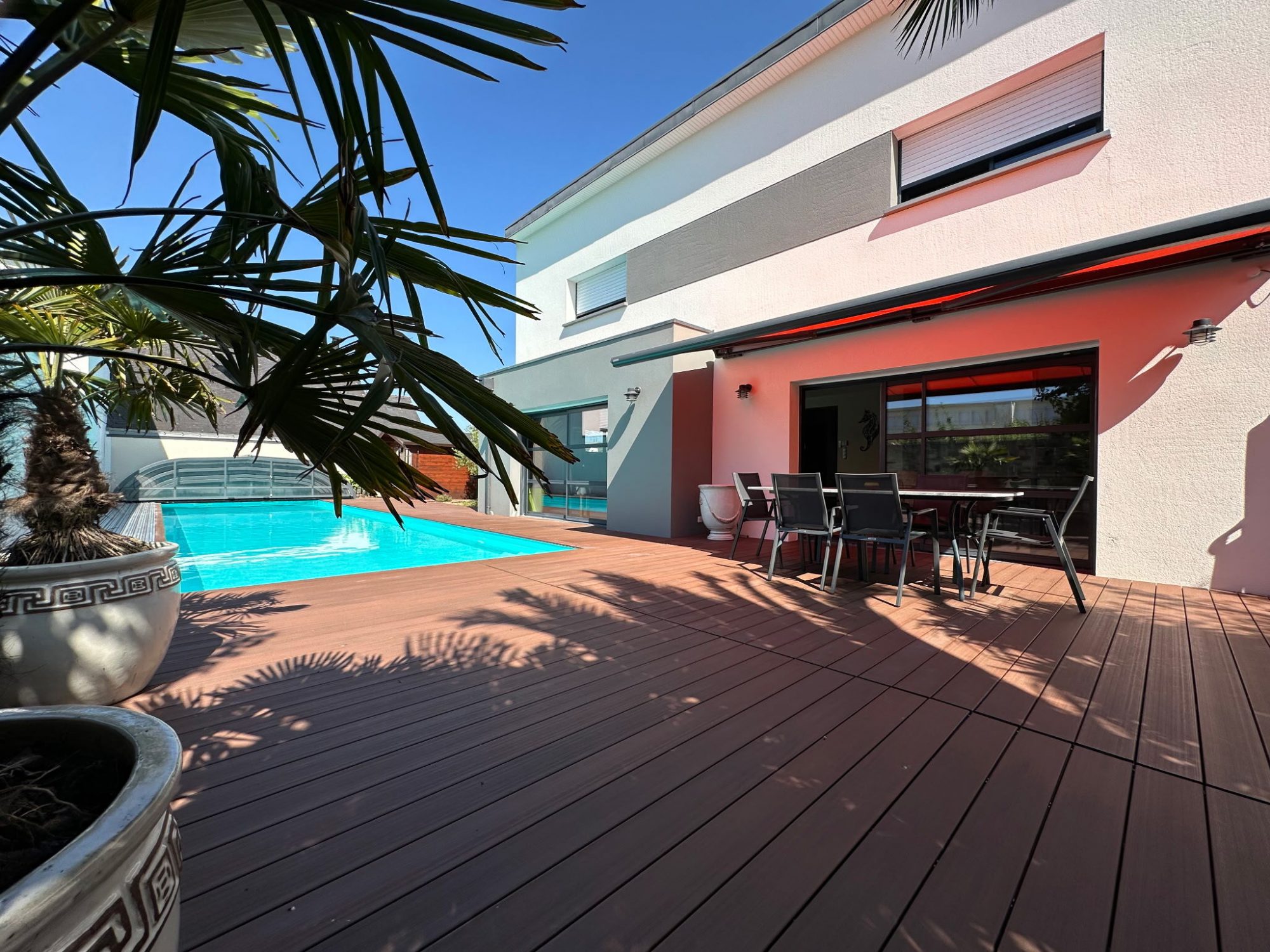 Bien: MAISON MODERNE de 2017 - 4 chambres, bureau ,piscine